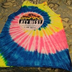 Jordan Tie-Dye Tee in Blue, Yellow, Green